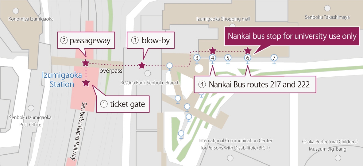 Izumigaoka Station bus stop