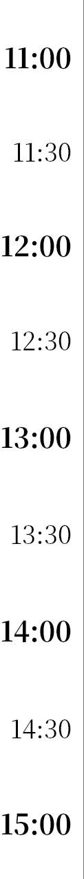 タイムスケジュール 時間
