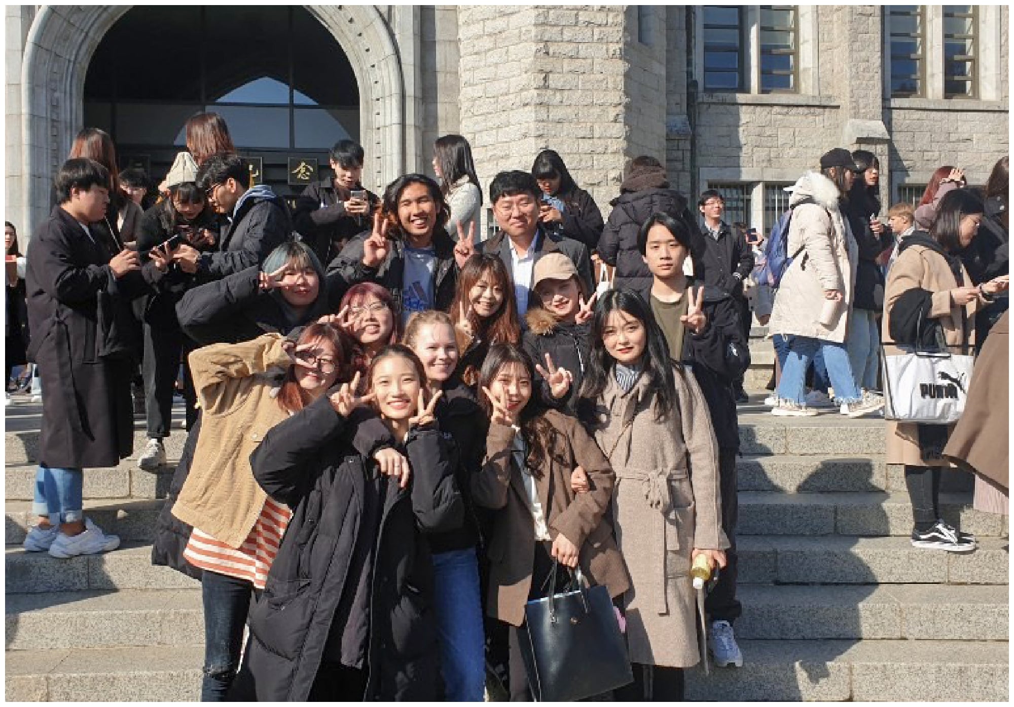 韓国留学集合写真